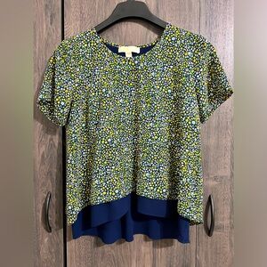 Michael Kors Floral Prints Blouse P/M